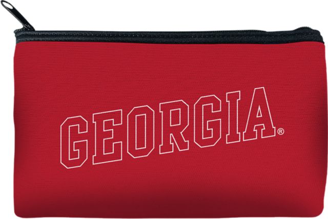 University of Georgia Neoprene Zipper Pouch