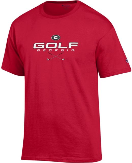 University of Georgia Bulldogs Swimming T-Shirt | Champion Products | Scarlet Red | XLarge