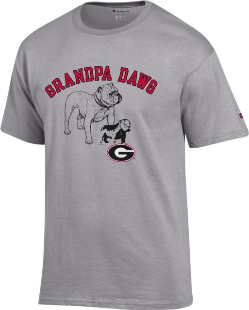 Univeristy of Georgia UGA Landscape Short Sleeve T-Shirt-Dark Grey-Small 