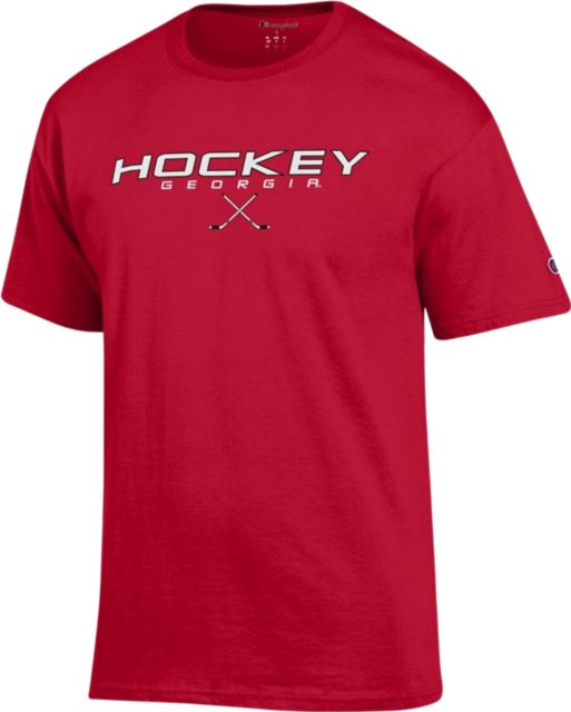 UGA Ice Dawgs Champion Hockey T-Shirt L