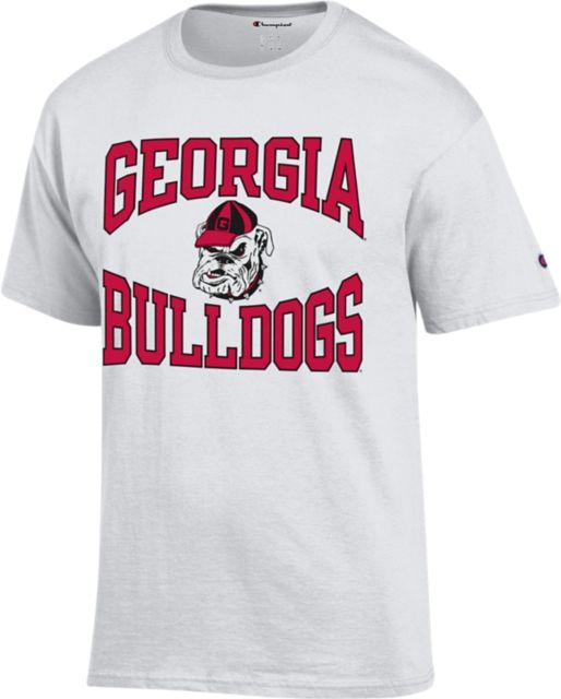 UGA Georgia Oval G Champion T-Shirt - White XL