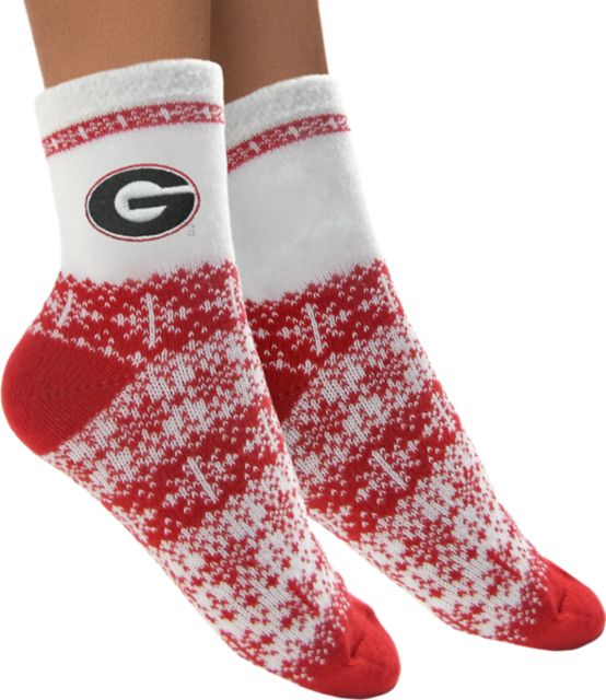 University of Georgia Women's Holiday Socks