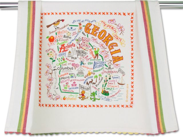 University of Georgia Dish Towel