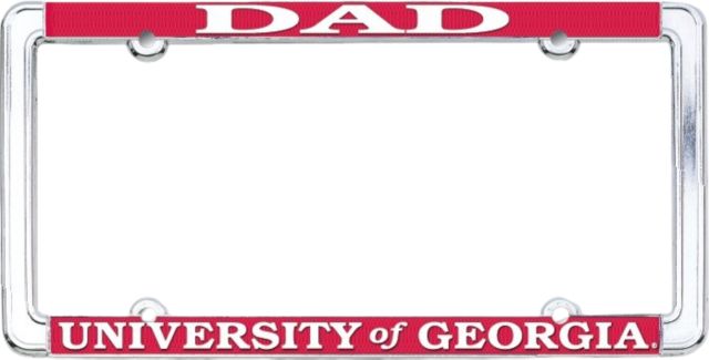 University of Georgia Dad License Plate Frame