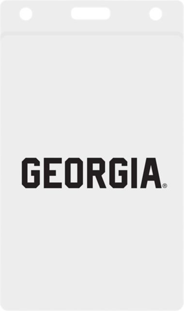 University of Georgia Thumb Notch Card Guard