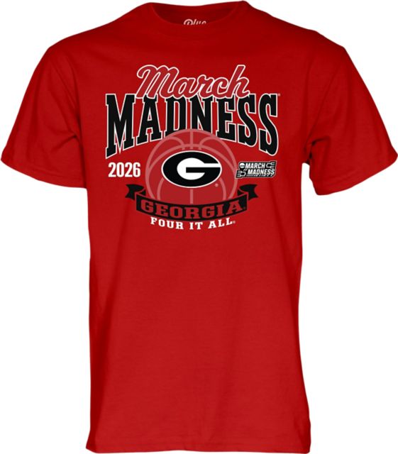 University of Georgia Women's Basketball 2026 March Madness Bound Short Sleeve T-Shirt
