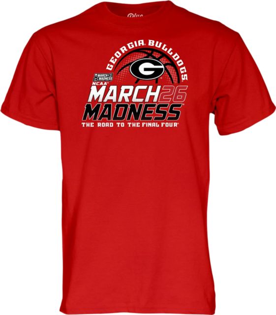 University of Georgia Men's Basketball 2026 March Madness Bound Short Sleeve T-Shirt