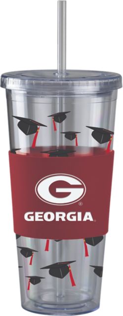 University of Georgia Acrylic Tumbler with Straw