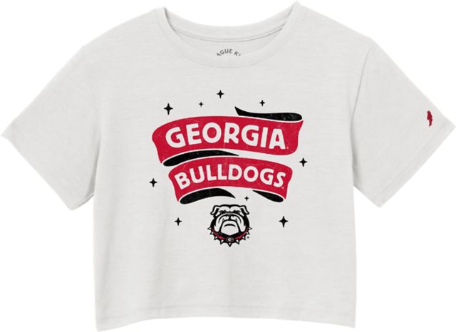 University of Georgia Bulldogs Youth Girls Midi Short Sleeve T-Shirt