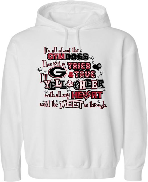 University of Georgia UGA Gymnastics Youth Hooded Sweatshirt