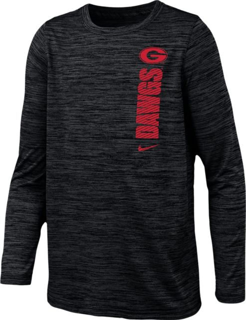 University of Georgia Bulldogs Youth Velocity Long Sleeve T-Shirt