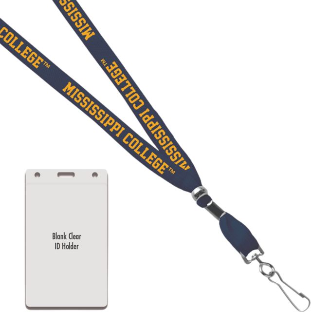 Mississippi College Card Dispenser Lanyard