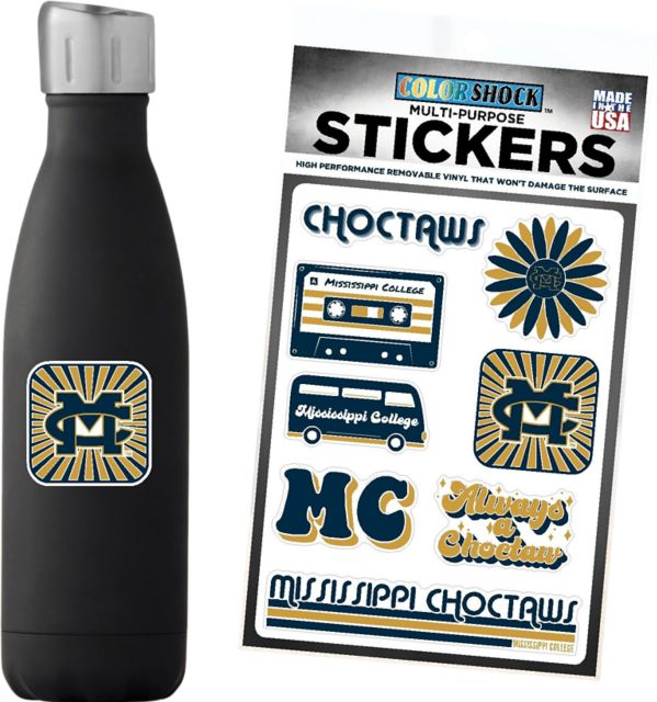 Mississippi College 7.5'' x 7.5'' Sticker Sheet