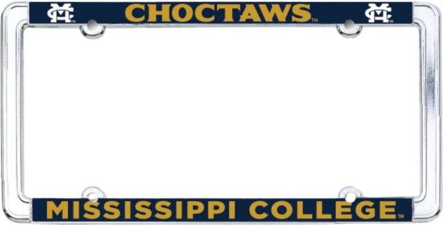 Mississippi College Choctaws Thin Dome License Plate Frame