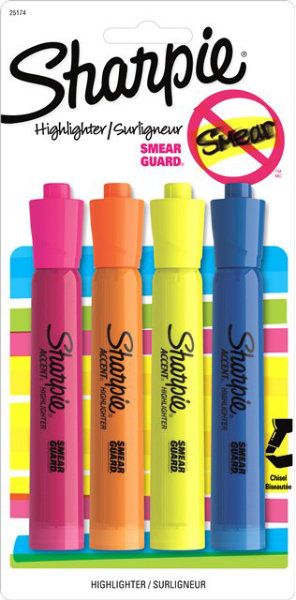 HILITER 4PK MAJOR ACCENT ASST