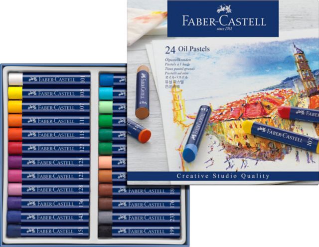 CREATIVE STUDIO OIL PASTELS SET 24