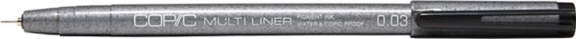 Copic Multiliner Pen - 0.03 mm - 6 Color Bundle