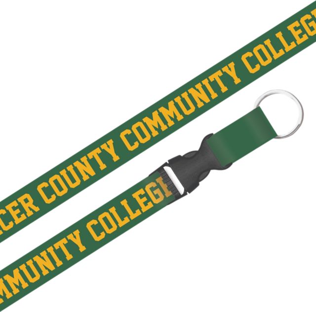 Mercer County Community College Lanyard with Buckle