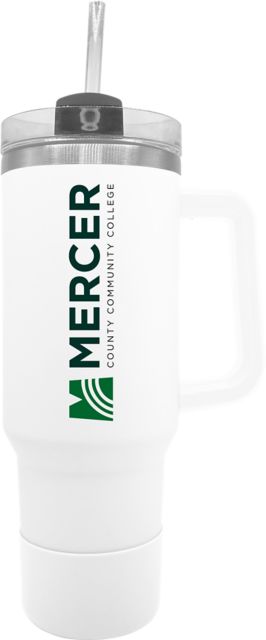 Mercer County Community College 40 oz. Straw Tumbler