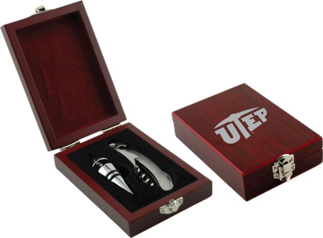 University of Texas El Paso Wine Gift Set