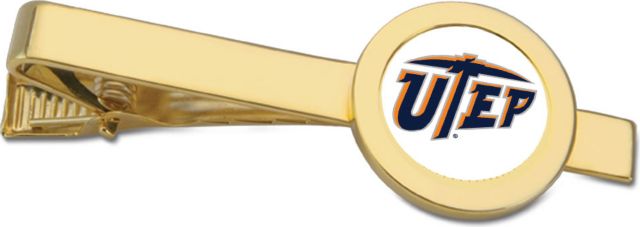 CSI Gold Tie Bar With Colored Medallian - ONLINE ONLY