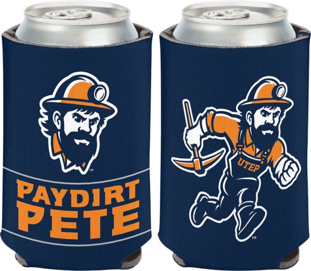 University of Texas El Paso Paydirt Pete 12 oz. Can Cooler