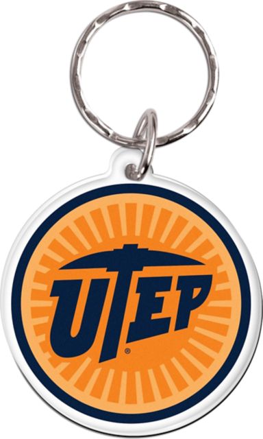 University of Texas El Paso Acrylic Key Ring