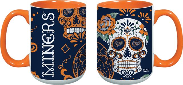 University of Texas El Paso Dia De Los Muertos 15oz Mug