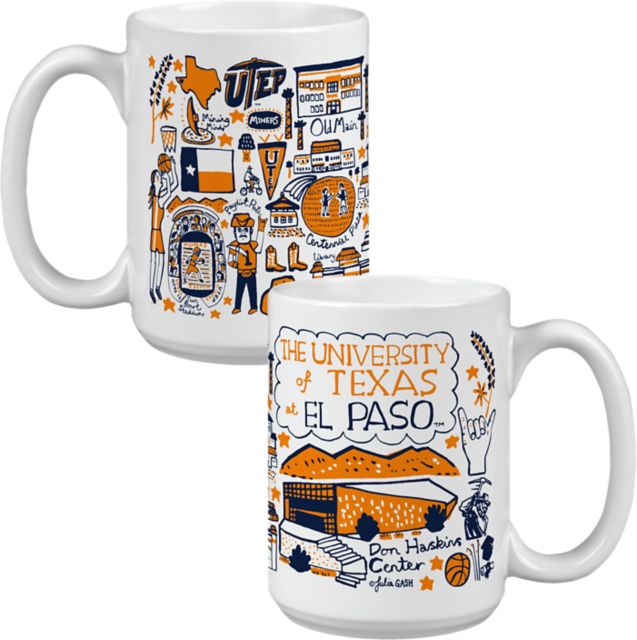 University of Texas El Paso Julia Gash 15 oz. Mug