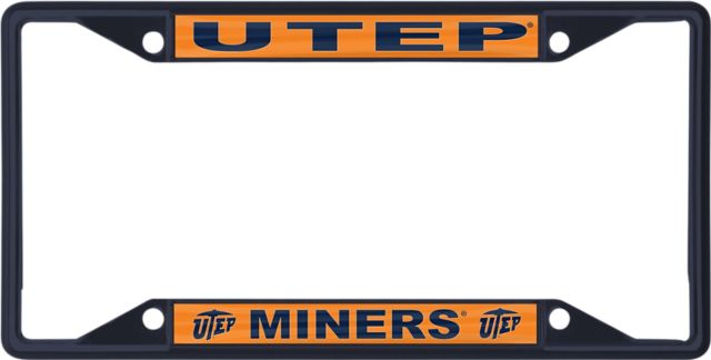 University of Texas El Paso Miners License Plate Frame