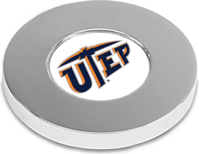 CSI Silver Paperwitheight (Gift Boxed) With Colored Medallion - ONLINE ONLY