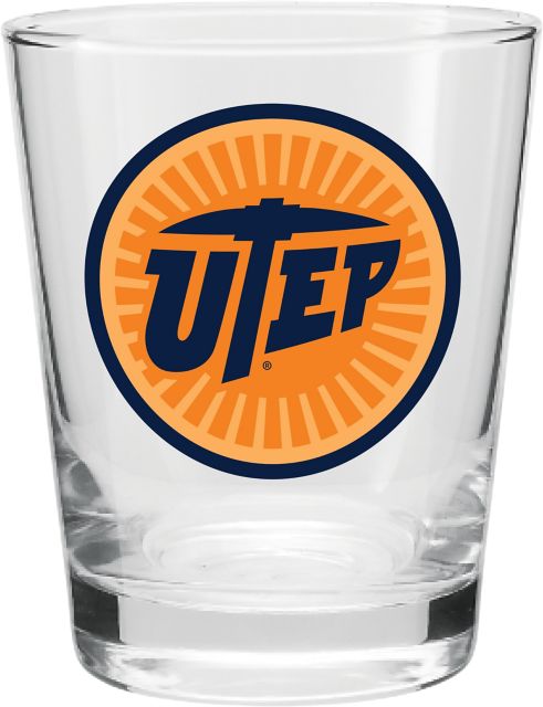 University of Texas El Paso 2 oz. Collector Glass