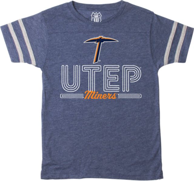 University of Texas El Paso Miners Boys Backfield Short Sleeve T-Shirt