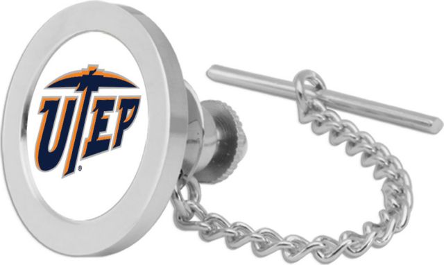 CSI Silver Tie Tack/Lapel Pin Gift Boxed With Colored Medallion - ONLINE ONLY