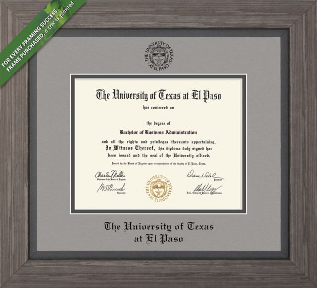 Greystone 8.5 x 11 Diploma with Double mat  - ONLINE ONLY