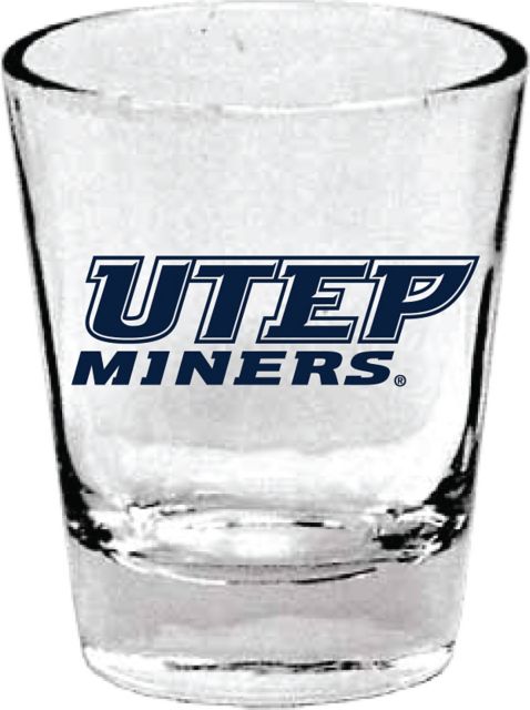 University of Texas El Paso 1.5 oz. Collector's Glass