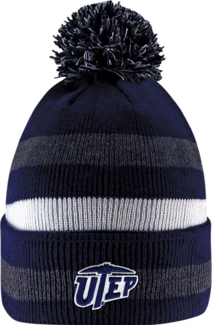 University of Texas El Paso Knit Cuff Pom Hat