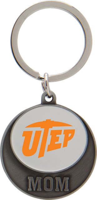 University of Texas El Paso Mom Keychain