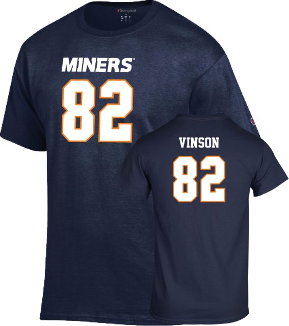 UTEP Football T-Shirt Marcus Vinson - 82