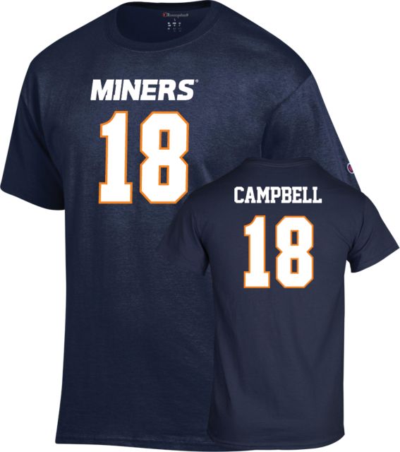 UTEP Football T-Shirt Rafeald Campbell - 18 - ONLINE ONLY