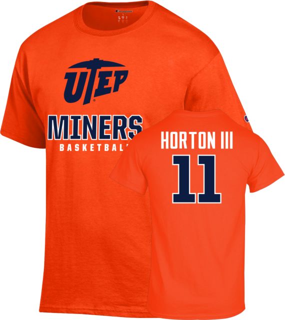 UTEP Men's Basketball T-Shirt Trey Horton III - 11 - ONLINE ONLY