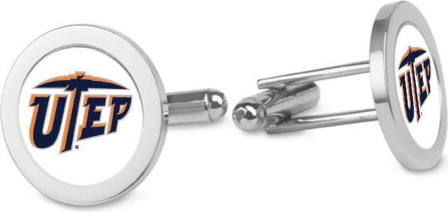 CSI Silver Cufflinks (Gift Boxed) With Colored Medallion - ONLINE ONLY