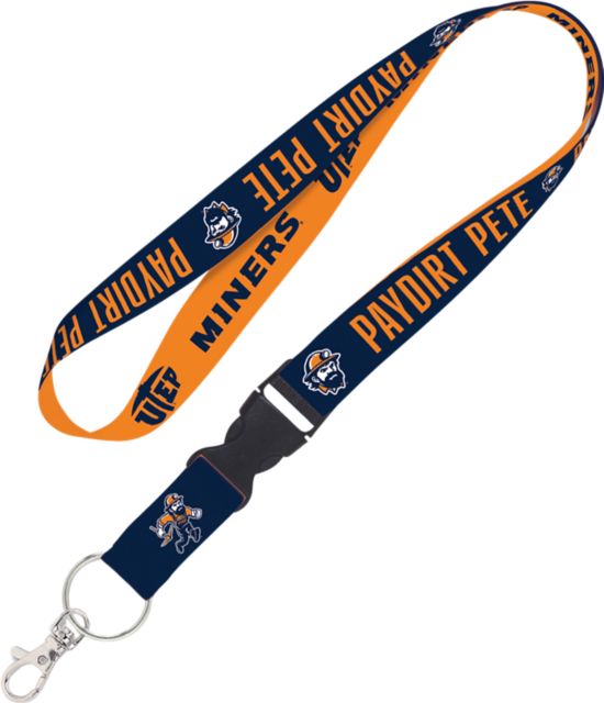 University of Texas El Paso Paydirt Pete 1" Lanyard