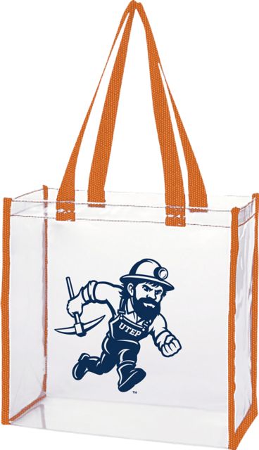 University of Texas El Paso Paydirt Pete Clear Eva Tote Bag