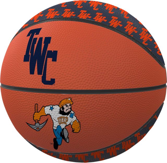 University of Texas El Paso Mini Rubber Basketball