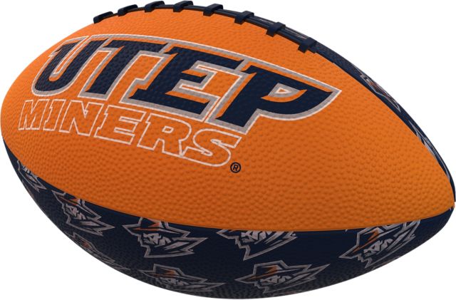 University of Texas El Paso Mini Rubber Football