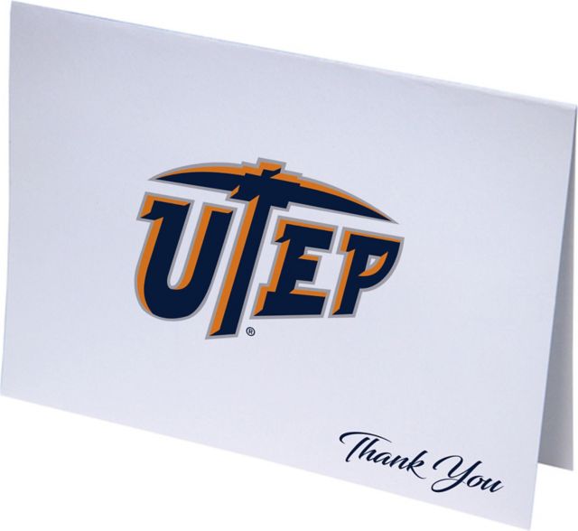 University of Texas El Paso Thank You Notevards 10-Pack