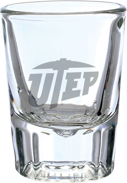 University of Texas El Paso Collectors Glass