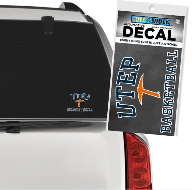 University of Texas El Paso Basketball Decal