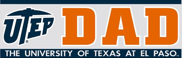 University of Texas El Paso Miners Dad Decal